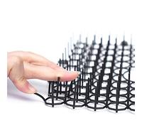 Haofy Tapis de Protection de Jardin, Dissuasif pour Creuser des Chats et des Chiens, Taille Réglable, Coussinet d'épines en Plastique pour Plantes d'intérieur et 'extérieur (Black)