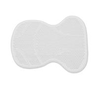 Haofy Tapis de Selle Occidental en Silicone équestre Blanc Respirant