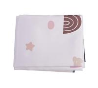 Haofy Tapis d'éveil pour bébé 130 X 130 Cm, Antidérapant, Imperméable, avec Envers en Latex de Particules, pour Chaise Haute, Pique-nique, Récréation, Apprentissage de la Marche, Maison Familiale,