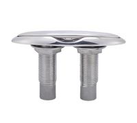Haofy Taquet de Bateau Rétractable en Acier Inoxydable 316, 5 Pouces, 5 Pouces, pour Quai Marin à Montage encastré, pour Yachts, Kayaks, Bateaux Pontons