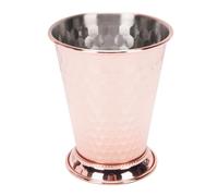 Haofy Tasse Julep Julep en Acier Inoxydable 400 Ml de Verre à Boire en Métal avec des Tasses de Bar Premium sans Glissement en Douceur pour les Cocktails de Juleps à Menthe (rouge)