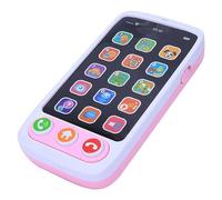 Haofy Téléphone Intelligent électronique, Jouet Musical Léger coloré pour Enfants, Jouet de Jeu de Rôle en Plastique Léger avec Musique et Histoires (686-9 Téléphone Musical Tablette Anglaise)