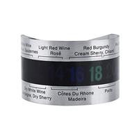 Haofy Température du vin, vin en acier inoxydable thermomètre LCD bracelet capteur de température