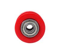 Haofy Tendeur de Curseur de Rouleau de Chaîne de 10 Mm, Guide de Roue, Pit Dirt, Mini Vélo, Moto, VTT, Poulie, Guide de Roue, Tendeur de Curseur de Rouleau de Chaîne, Guide (Rouge)
