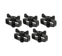 Haofy Tendeur de Fil de Clôture électrique Réglable, Léger, 2,8x2,0x1,2 Pouces, pour les Agriculteurs, les Enclos d'élevage, Réglage Facile de la Tension sans Outils, Compact (BLACK)