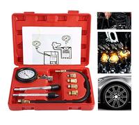 Haofy Testeur de Compression de Moteur à Automobile Kit de Test Automobile de Cylindre de Moteur à Gaz Durable pour des Lectures Précises, Comprend un Ensemble Complet