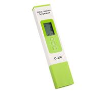 Haofy Testeur de qualité de l'eau 5 en 1, Détecteur de salinité TDS EC, Conception ABS pour Tests d'eau Hydroponique d'aquarium, C-100