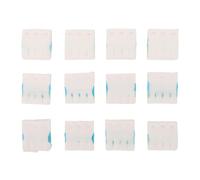 Haofy Tête de Rechange de Brosse de Toilette Jetable, 12 Pièces, avec Détergent, pour la Maison, la Salle de Bain, Accessoires de Toilette