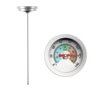 Haofy Thermomètre de Sol à Compost, Cadran 2 Pouces, Tige 7,87 Pouces (20 | Jauge de Température de Compost de Jardin pour les Pieux D'arrière-cour, le Sol de Ferme, les Tests D'eau, la capacité
