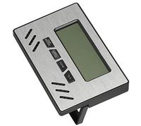 Haofy Thermomètre Hygromètre à Cigares D'intérieur Numérique pour une Surveillance Précise de la Température et de l'humidité pour les Fournitures de santé à Domicile (SILVER)