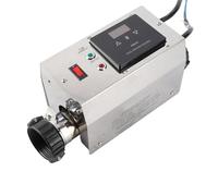 Haofy Thermostat de Chauffage de Piscine Numérique en Acier Inoxydable, Contrôle de Température 2KW pour Spa et Piscines (Style américain)