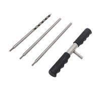 Haofy Tige de Sonde de Sol en Acier Inoxydable, Pointe Pointue pour Pénétration dans le Sol, Conception à Longueur Réglable, Utilisation Polyvalente pour les Jardiniers et les Travailleurs des