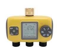 Haofy Time d'arrosage de Pelouse Smart Timing Timer de Tuyau Programmable, écran LCD Convivial, Système d'arrosage automatisé avec 3 Prises pour l' de la Pelouse, Compatible avec Divers Robinets,