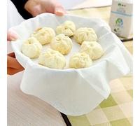 Haofy Tissu de Doublure de Vapeur 32x32 cm Lot de 6 en Coton Lavable pour Panier Vapeur Fromage Pain hydroponie Cuisson Vapeur cuiseur Vapeur Classique et Multi-cuiseur