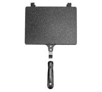 Haofy Toaster à Main Double Face Utilisez L'apparence élégante Polyvalente pour Diverses Occasions en Alliage en Aluminium Noir 1 Ensemble pour les Amateurs de Culinaires