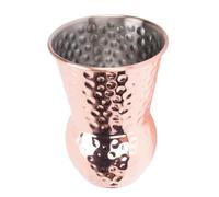 Haofy Tobusage martelé en or Rose 304 en Acier Inoxydable 400 Ml Tasse de Boisson à Parts Multiples pour les Fêtes Picniques à Usage Quotidien