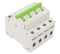 Haofy TOMC7-63 4P C Miniature Type 6KA-Switch pour moulins de fuite de haute capacité et sensibles, convient pour bâtiments de gratte-ciel (16A)
