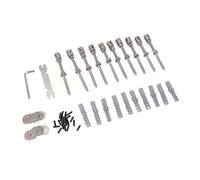 Haofy Treillis à Câbles 1/8" en Acier Inoxydable 316 pour Plantes Grimpantes - Système de Grille Métallique Presque Invisible, Résistance à la Traction de 1600 N/², 1 Kit (Sans fil d'acier)