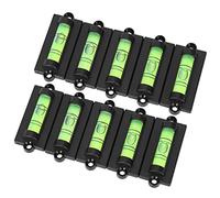 Haofy Trépied de Caméra de Réglage Horizontal, Mini Niveau de Support en Plastique Noir pour Machine de Bureau, équipement Spécial 10 Pièces