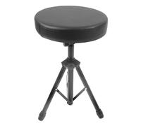Haofy Trône de Batterie Professionnel, Tabouret Rotatif en Métal avec Réglage de la Hauteur, Base Antidérapante à 3 Pieds pour les Performances de Percussions et de Clavier
