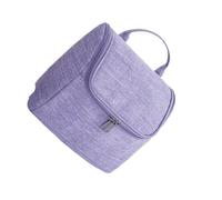 Haofy Trousse de Toilette étanche de Grande capacité, Organisateur Portable pour Voyage, Rangement de Salle de Bain Suspendu pour Vacances, Voyages d'affaires | Tissu Oxford (Purple)