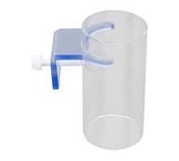 Haofy Tube d'alimentation pour Aquarium, Mangeoire Flottante en Acrylique Transparent avec Conception Surélevée pour Eau Propre, Convient aux Réservoirs de 9 X 6 X 10 Cm