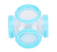 Haofy Tubes Tunnel pour Hamster avec Raccords, Ensemble de 2 Pièces, Petite Aire de Jeux pour Animaux de Compagnie avec Ventilation, Conception Connectable à Faire Soi-même (Blue)