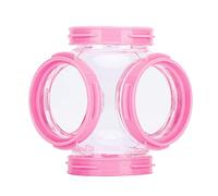 Haofy Tubes Tunnel pour Hamster avec Raccords, Ensemble de 2 Pièces, Petite Aire de Jeux pour Animaux de Compagnie avec Ventilation, Conception Connectable à Faire Soi-même (Pink)