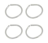 Haofy Tuyau Col de Cygne, Tuyau de Lampe 4 Pièces chromé Flexible pour Lampe de Table