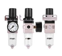 Haofy Unité de Traitement de Source D'air, Régulateur de Filtre, Séparateur D'eau et D' Durable pour Systèmes Pneumatiques, Tasse en PC moulé Sous Pression en Alliage D'aluminium pour Usage Industriel