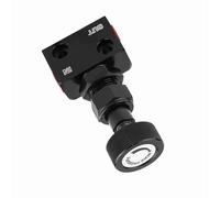 Haofy Universal 150psi - Vanne de Frein 1200PSI, Vanne de Proportion de Frein à Disque Réglable en Ligne, Valve D'arrêt de Frein à Sport Automobile, Régulateur de Pression en (BLACK)