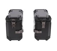 Haofy Valise Latérale de Moto Durable de 35 L en Alliage D'aluminium pour Support de Rangement Gauche Droite, Boîte de Rangement Latérale de Moto avec Spacieux et Pratique pour Les Motocyclistes