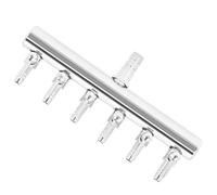 Haofy Valve de Contrôle du Débit d'air en Acier Inoxydable pour Aquarium, avec Débit Réglable, Accessoires de Pompe à Oxygène, équipement Compact et Léger pour L'aquaculture (11,5 X 5, Cm, 1 unité)