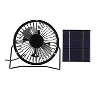 Haofy Ventilateur à Panneau Solaire, Sortie 2,5 W, 5 V, avec Conception Légère et Portable, Ventilateur à énergie Solaire pour Le Camping, la Pêche, la Randonnée, Les Voyages en Plein Air, Les