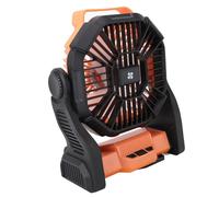 Haofy Ventilateur de Camping Lanterne LED Rechargeable et Ventilateur de Refroidissement avec Batterie 10 400 MAh Moteur sans Balais Silencieux à 4 Vitesses pour Routards Tente Voyage Maison Offre 8