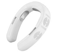 Haofy Ventilateur de Cou sans Pales Rechargeable, Climatiseur Portable, 3 Modes de Refroidissement et de Chauffage pour le Travail en Extérieur, la Salle de Sport, le Bureau et les Voyages (WHITE)