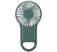 Haofy Ventilateur Portatif à Chargement USB, Trois Réglages de Vitesse, Veilleuse Colorée, Conception Compacte Portable, Batterie de 800 MAh, Charge de 2 à 3 Heures pour le Camping en Plein Air, les