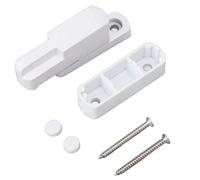 Haofy Verrou de Fenêtre en Alliage d'aluminium pour Fenêtres Coulissantes - Loquet de sécurité en Forme de Croissant avec Conception à l'épreuve des Enfants pour Petits Appartements, Camping-car,