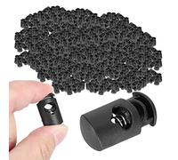 Haofy Verrous à Cordon à Ressort, 300 Pièces, Boucle de Bagage en Nylon Robuste, Accessoires pour Vêtements pour Chaussures de Sport, Tentes (nylon)