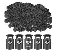 Haofy Verrous à Cordon à Ressort en Nylon, 300 Pièces, Utilisés pour les Accessoires Vestimentaires, Cordes à Dessiner, Sacs à Dos pour Produits de Gymnastique en Plein Air (nylon 2)