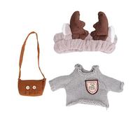 Haofy Vêtements en Peluche de Canard Lavables, Vêtements en Peluche, Ensemble de 3 Pièces pour Enfants, Cadeau d'anniversaire, Accessoires de Canard Jaune (Type G)