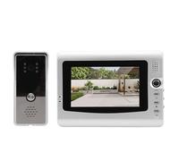 Haofy Video -Intercom System avec Câble avec écran TFT de 7 Pouces pour Une sécurité Améliorée, Une Installation Facile de la Prise en Charge du Mur, adapté aux Appartements Publics et aux Bâtiments