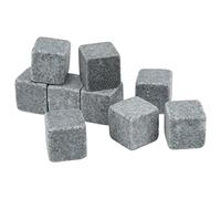 Haofy Whisky Stones 2 Cm Pierres Rafraîchissantes en Stéatite Non Diluante pour Whisky, Gin, Vin - Lot de 4 Pierres à pour Homme avec Congélation Rapide pour Bar, Maison, Camping-car (9)