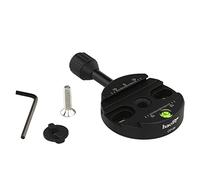 Haoge Adaptateur convertisseur femelle vers mâle avec pince à dégagement rapide compatible Arca Swiss de 64 mm pour trépied Manfrotto