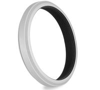 Haoge Bague d'adaptation pour filtre Fujifilm Fujinon X100VI X100V 49 mm UV CPL ND Filtre Fit Original Lens Cap Silver LAR-X55S
