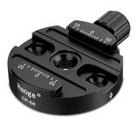 Haoge CP-58 58 mm Bouton à vis à dégagement Rapide Adaptateur de Fixation pour Plaque QR à dégagement Rapide Trépied d'appareil Photo Tête sphérique Monopode Tête sphérique Compatible avec Arca Swiss