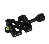 Haoge CP-MAS Adaptateur de serrage à dégagement rapide compatible avec Arca Swiss/Manfrotto 200PL-14 RC2 Plaque pour trépied d'appareil photo Tête sphérique Monopode Pince à tête sphérique