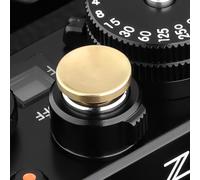 Haoge Déclencheur en cuivre pour Fujifilm xe5 XT5 GFX100RF XT50 XT30II XPro3 Nikon Zf DF et Q3 43 D LUX 8 M10 M-11 Surface concave 12 mm