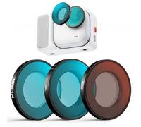 Haoge Ensemble de filtres pour objectif GO Ultra pour Insta360 GO Ultra, comprend CPL, ND8, UV et protecteur d'écran, verre optique multicouche, kit de filtres pour caméra vidéo Vlog
