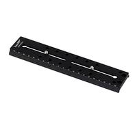 Haoge HQR-MS220 Plaque de dégagement rapide QR 220 mm pour Manfrotto MVH400AHUS MVHN8AHUS MVHN12AHUS MVH608AHUS MVH612AHUS MVHN8AHUS MH054M0-Q5 MH055M0-Q5 MH055M8-Q5 MH057M0000 Q5 Q. Tête vidéo fluide